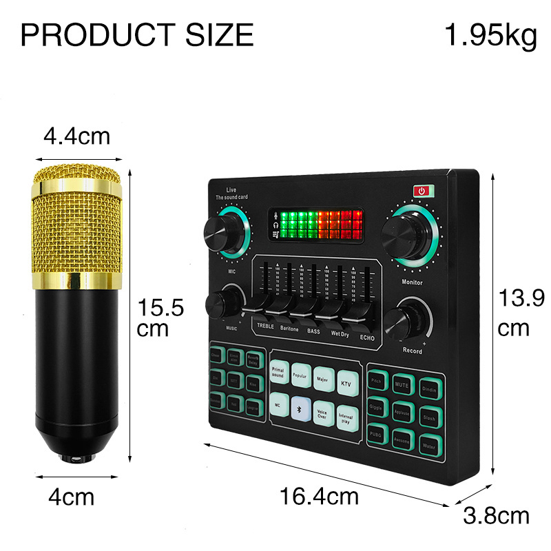 V9 SET Live gaming music studio equipment full set studio microphone recording professional