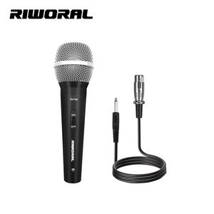 SV100 hot selling professional Supercardioid wired Karaoke singing dynamic microphone