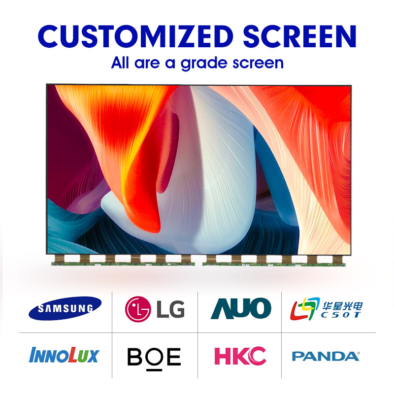 65 inch Big Size TV lcd screens open cell replacement led lcd tv screens for samsung led tv panel