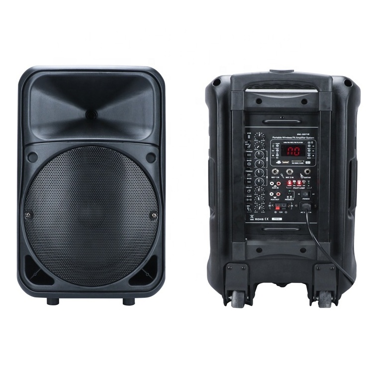 PK-3212 200W Active Trolly Speaker BT Portable Loudspeaker With Universal Mic