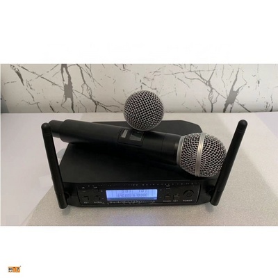 GLXD4 Hot Sell Karaoke Handheld Microphone Wireless Professional UHF Mini Wireless Microphone