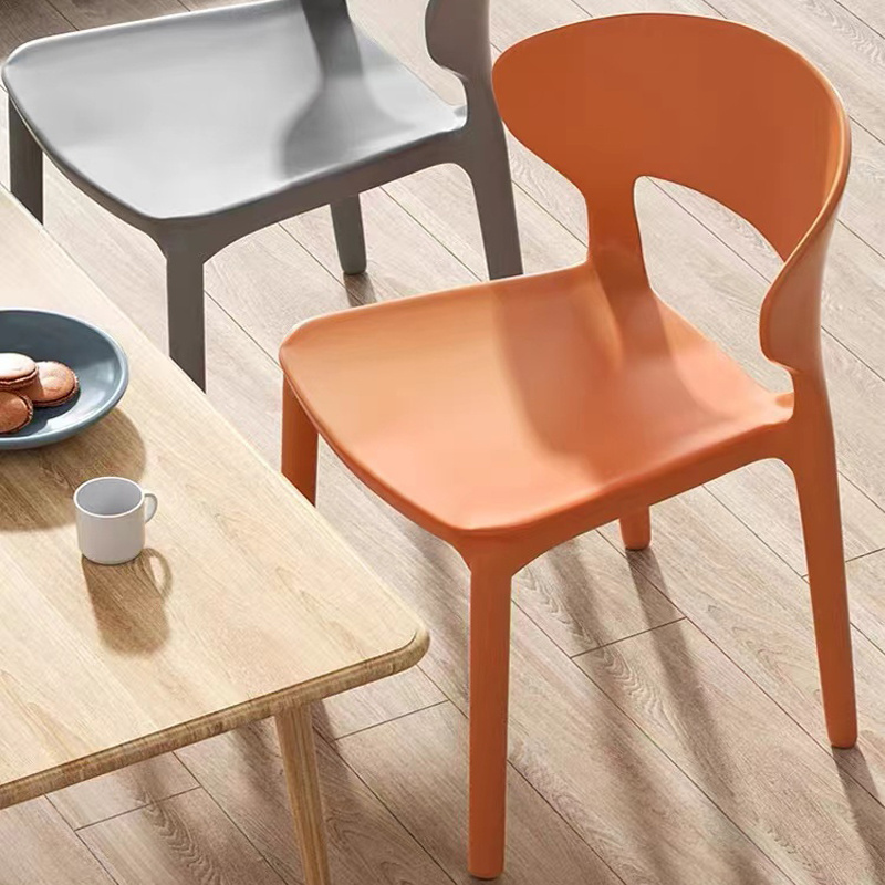 Modern Dinning Room Furniture Plastic Chair Cheap Restaurant Leisure Cafe Stackable Dining Plastic Chair