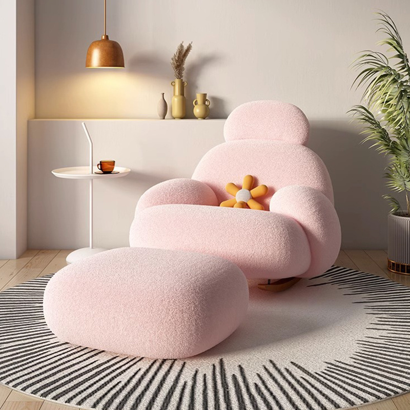 Luxury Living Room Sofa Chair Single Recliner Rocking Chair Modern Leisure Arm Chaise Living Room Baymax Lounge Chair