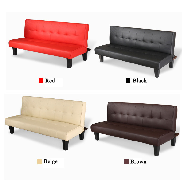 Factory price wholesale Cheap futon folding sofa sleeping multi-function Foldable  leather Sofa bed convertible