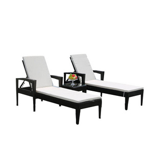 Outdoor Sunbed Beach Lounge hotel aluminum Swimming Pool Chaise Lounge sun  lounger Beach chair