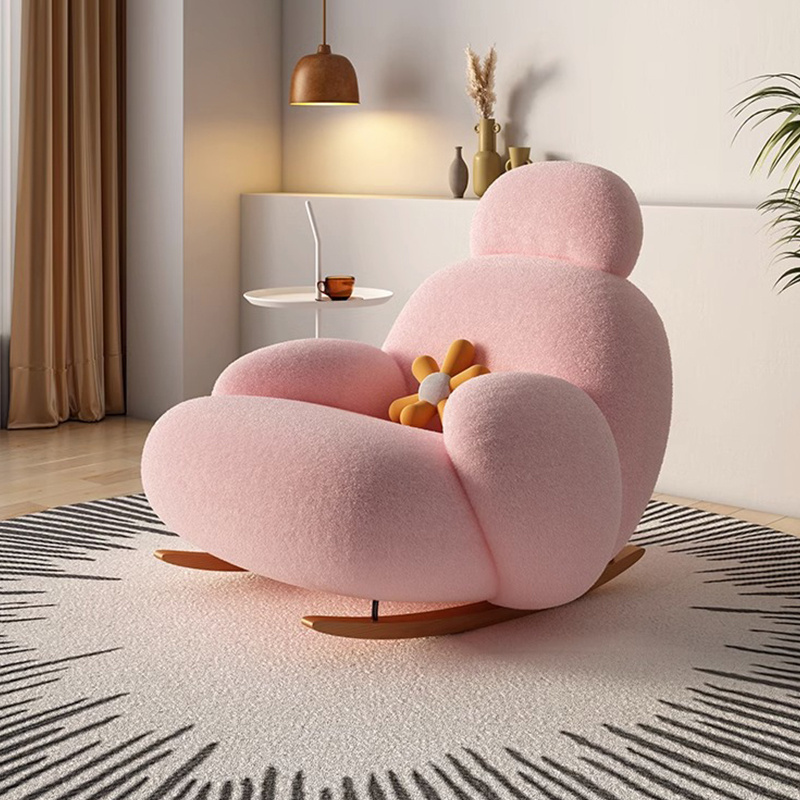 Luxury Living Room Sofa Chair Single Recliner Rocking Chair Modern Leisure Arm Chaise Living Room Baymax Lounge Chair