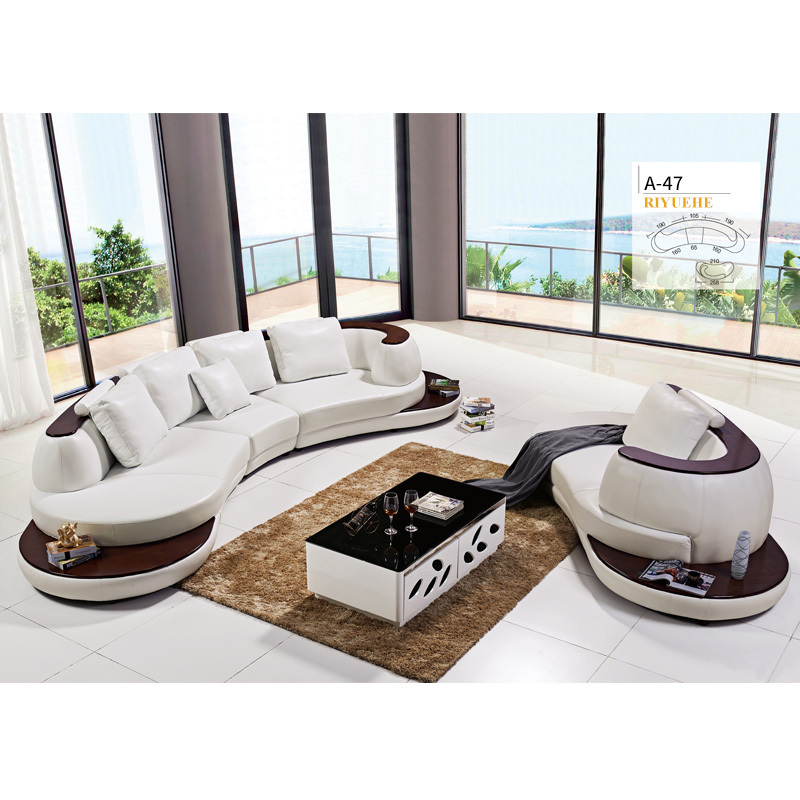 Luxury living room furniture modern curved home theater sofa recliners chair couches lounge leather electric recliner sofa set