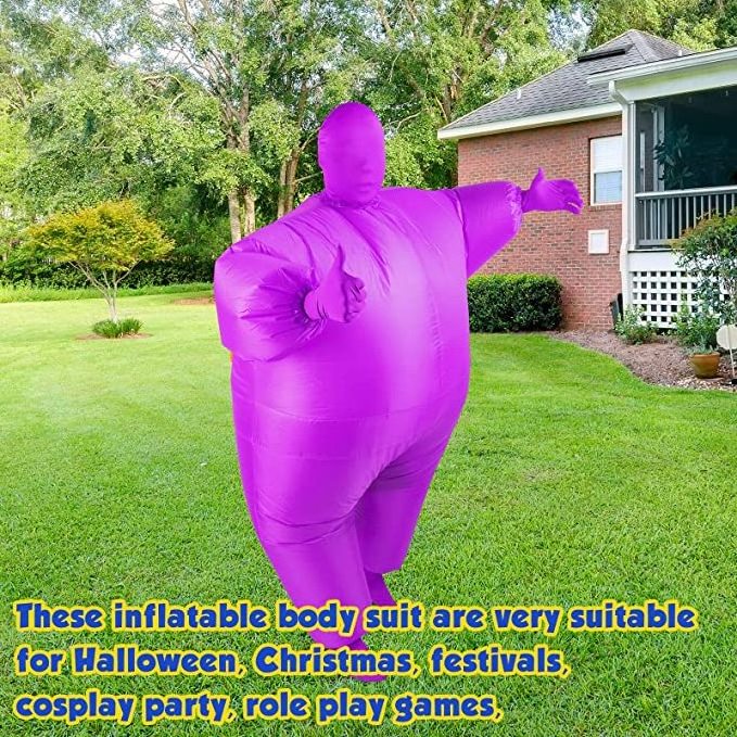 Popular Fancy dress holiday party halloween giant inflatable costume disfraz inflable for adult coslay costume