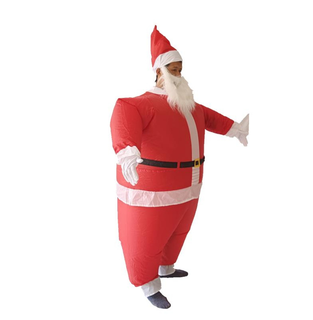 Hot Sale Customizable Size Adult  Christmas Inflatable Santa Claus Holiday Party Giant Xmas Inflatable Costumes