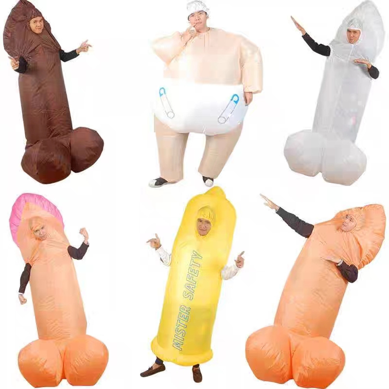 Penis Inflatable Costumes For Adult Sexy Dick Jumpsuit Inflatable Funny Penis sumo Costume Inflatable Custom