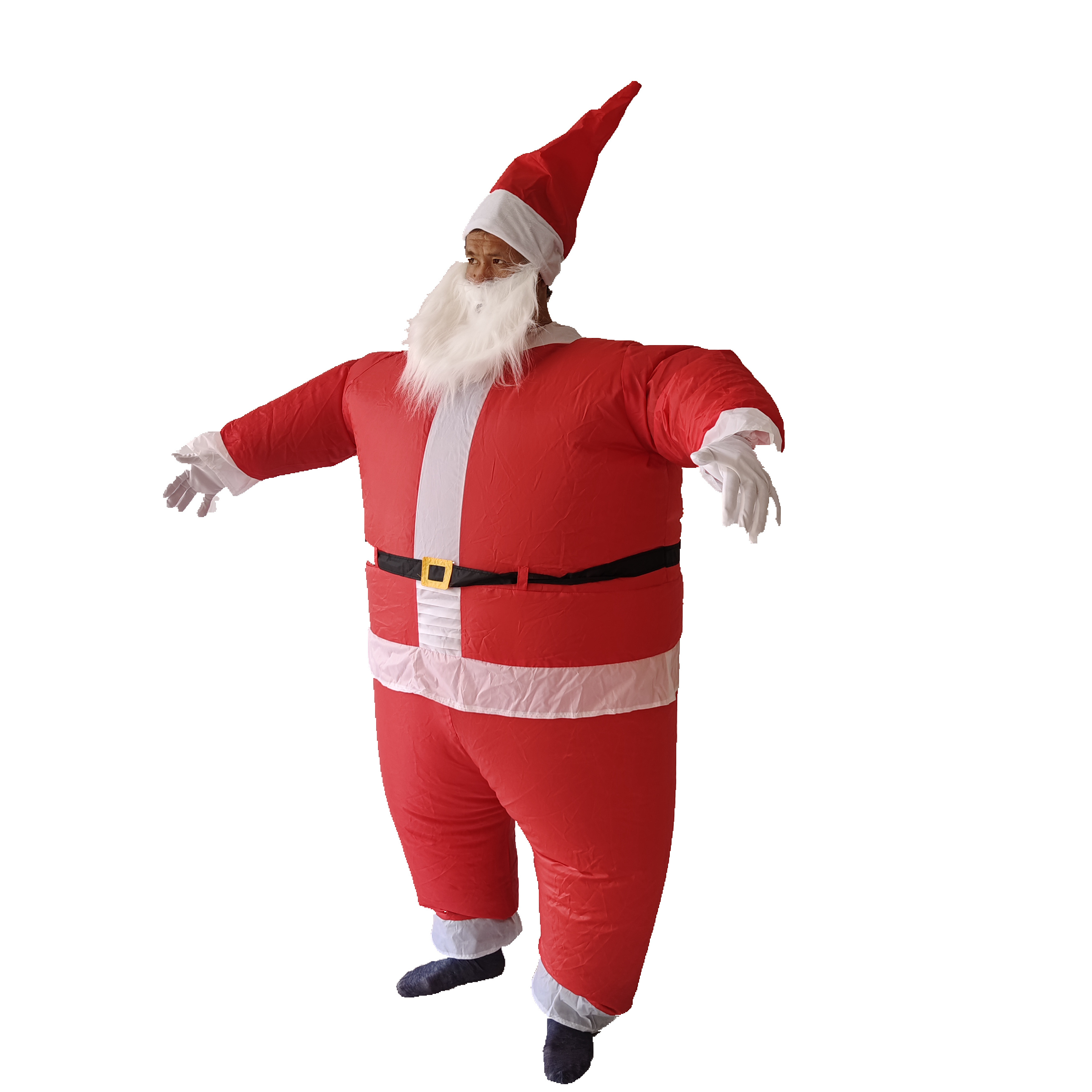 Hot Sale Customizable Size Adult  Christmas Inflatable Santa Claus Holiday Party Giant Xmas Inflatable Costumes