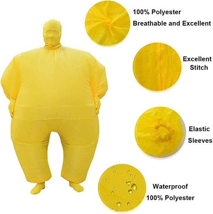 Popular Fancy dress holiday party halloween giant inflatable costume disfraz inflable for adult coslay costume