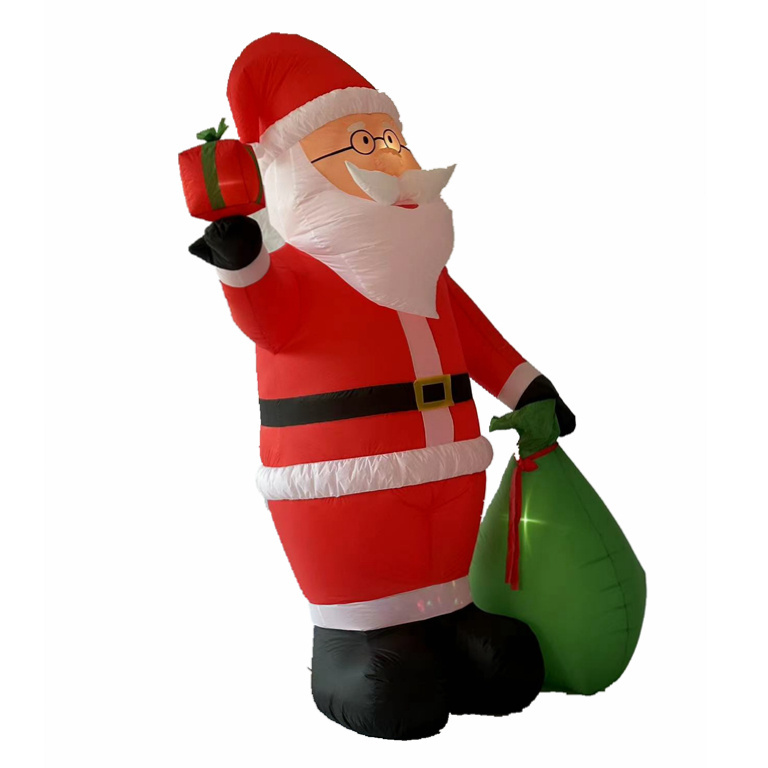 Wholesale 8 ft Outdoor Christmas Blow Ups Advertising Inflatables Santa for Christmas Decorations