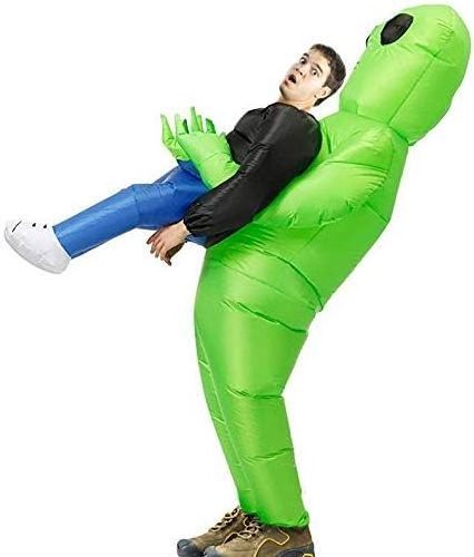 Popular inflatable halloween costume role play walking costume party holiday inflatable alien costume clown for halloween