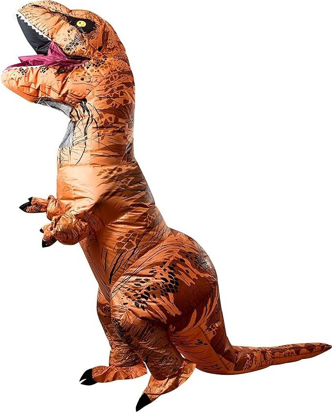 Popular T-Rex Mascot Costume Inflatable Spinosaurus Funny Dinosaurs Inflatable Costume for Halloween for Party