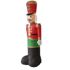 Wholesale inflatable clothing advertising product inflatable soldier christmas inflatable super mario with led light.