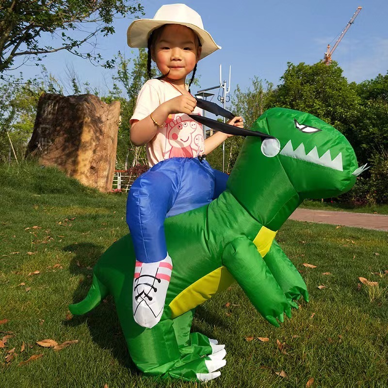 Funny Party Wholesale Inflatable Dinosaur Costume Wear Kids and Adults Inflatable Dinosaur Costume Inflatable Clothes