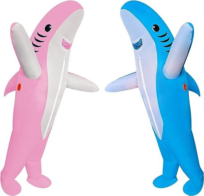 2022 Innovative Products Inflatable Clothes Cosplay Inflatable Shark Costume Halloween Inflatable Costumes for Adults Funny