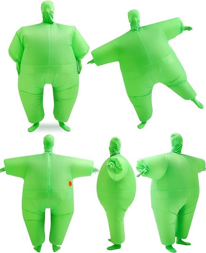 Multicolour Inflatable Clothes Animal Costume Funny Blow-up Inflatable Fat Suit Costume for Adult Party Decoration Mascot