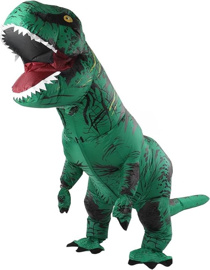 Popular T-Rex Mascot Costume Inflatable Spinosaurus Funny Dinosaurs Inflatable Costume for Halloween for Party