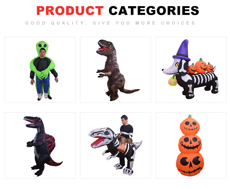 Wholesale Carnival costume party cosplay costume Green Alien inflatable costume for Adult