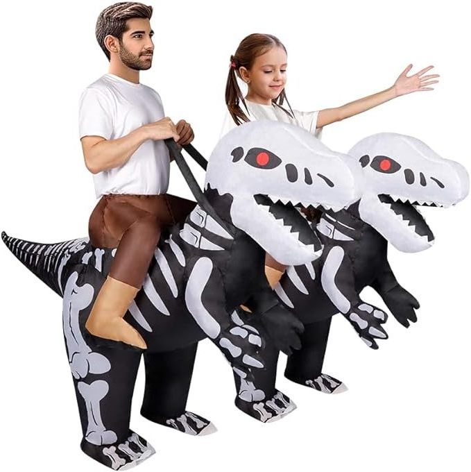 New Halloween disfraz de dinosaurio cosplay performance costume disfraz inflable with air pump inflatable dinosaur costume