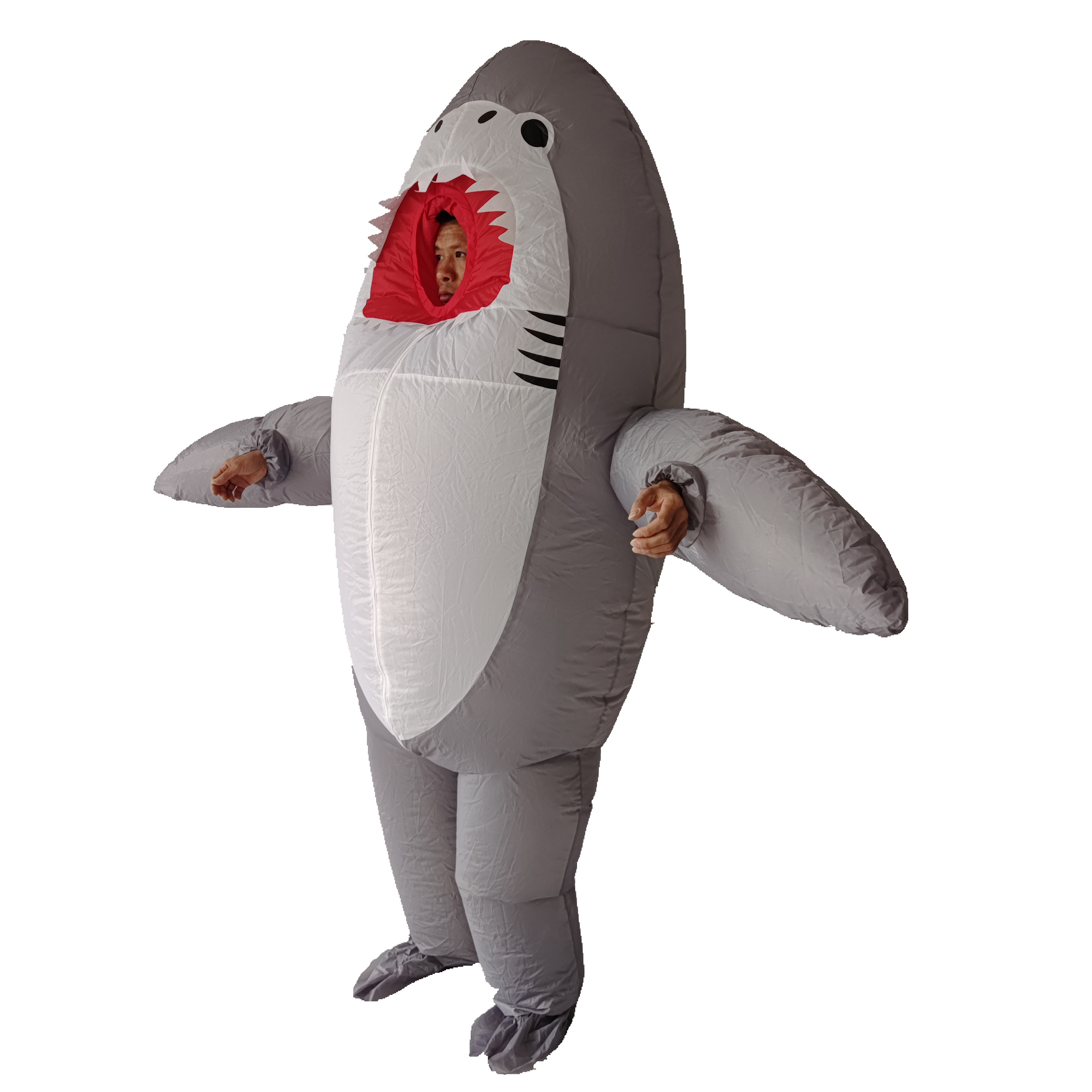 2022 Innovative Products Inflatable Clothes Cosplay Inflatable Shark Costume Halloween Inflatable Costumes for Adults Funny