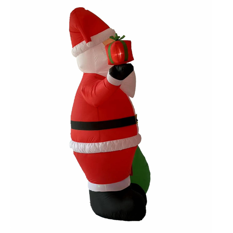 Wholesale 8 ft Outdoor Christmas Blow Ups Advertising Inflatables Santa for Christmas Decorations