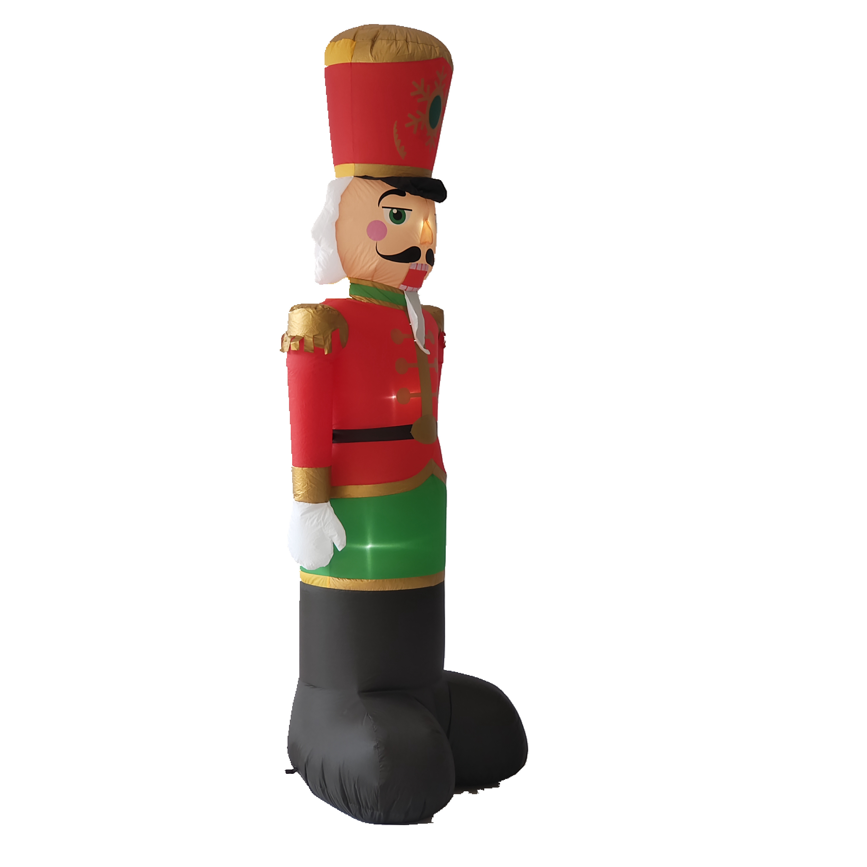 Wholesale inflatable clothing advertising product inflatable soldier christmas inflatable super mario with led light.