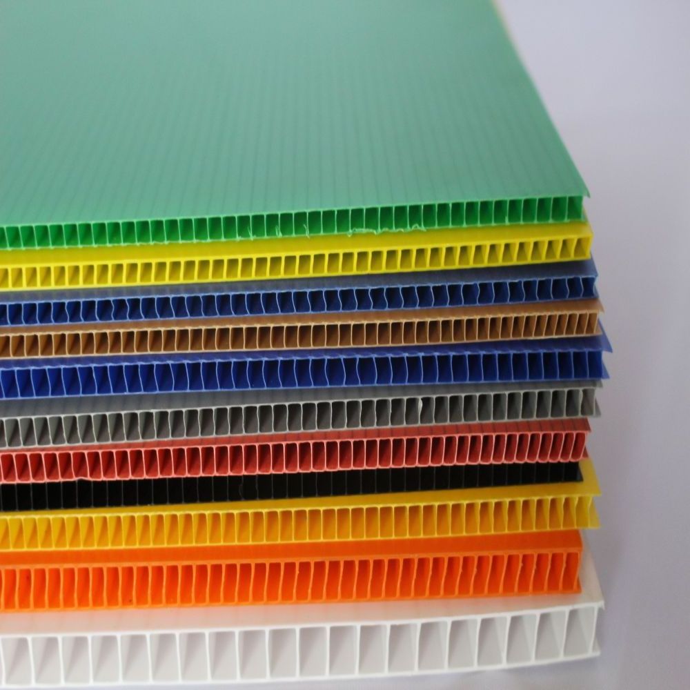 Factory supply cheap price 2-10mm  corflute sheets PP corrugated sheet polypropylene sheets for PVC ceiling panel