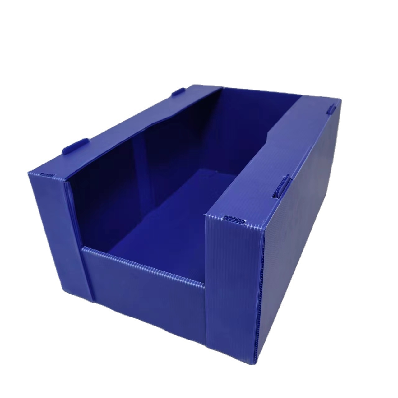 High quality stackable   corrugated plastic boxes picking bins for clothes storage box