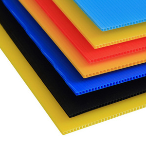 Manufactory Wholesale Cheap Hot Selling Recyclable 10Mm Virgin Colored Black Esd Hollow Corrugated Plastic Pp Sheet