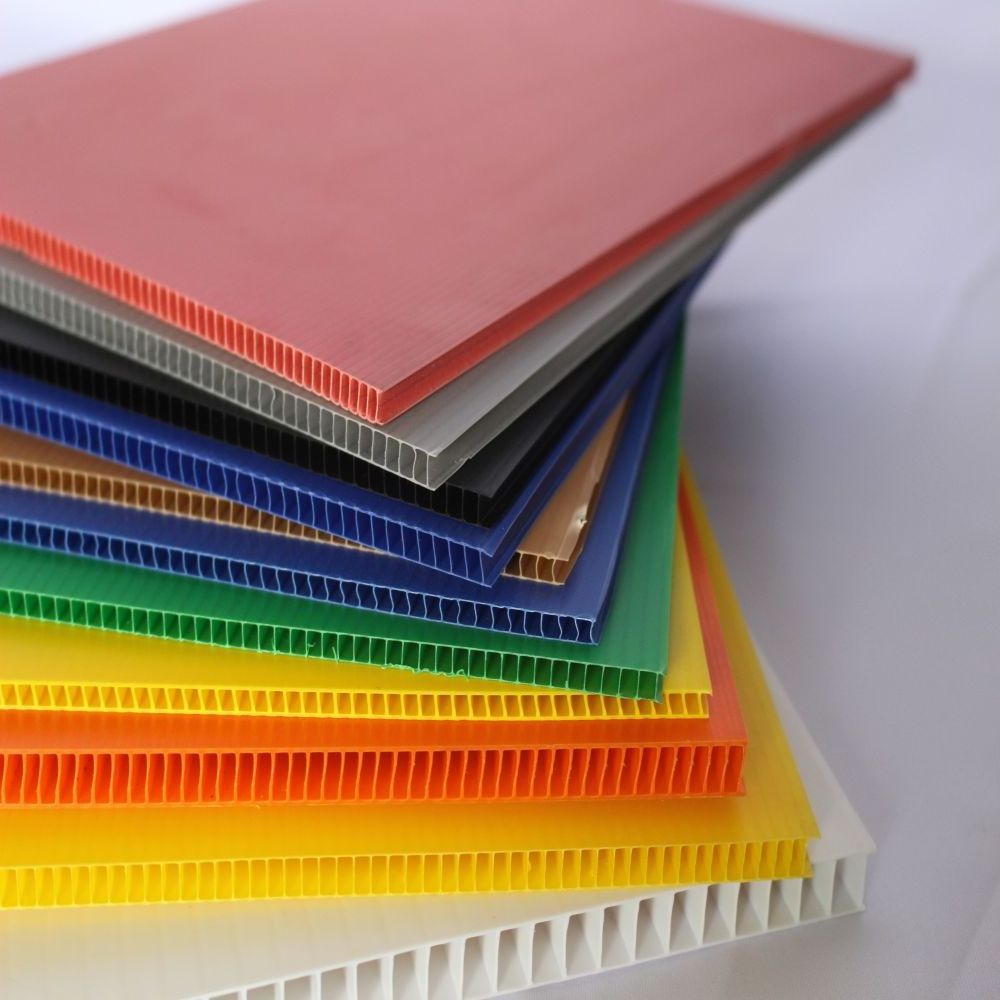 Factory supply cheap price 2-10mm  corflute sheets PP corrugated sheet polypropylene sheets for PVC ceiling panel