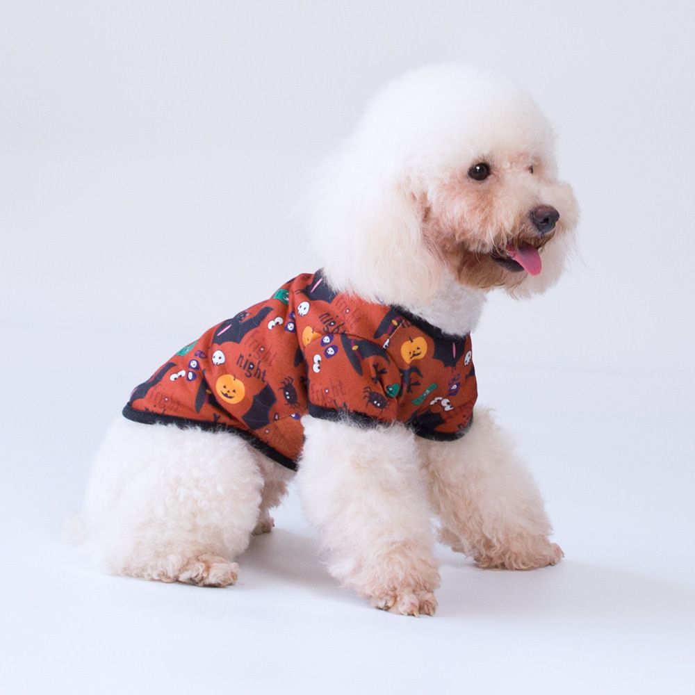 Factory Direct Sales Halloween Series New Dog Clothes Teddy Bichon Pomeranian Cat Pet Clothes