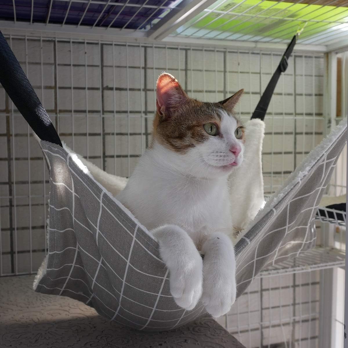 Cat Hammock Bed Hanging Soft Pet Bed Pet Cage cat Hammock Indoor canvas fabric pet hanging cat hammock bed for cage