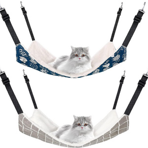 Cat Hammock Bed Hanging Soft Pet Bed Pet Cage cat Hammock Indoor canvas fabric pet hanging cat hammock bed for cage