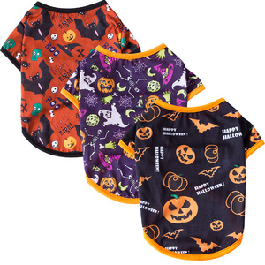 Factory Direct Sales Halloween Series New Dog Clothes Teddy Bichon Pomeranian Cat Pet Clothes