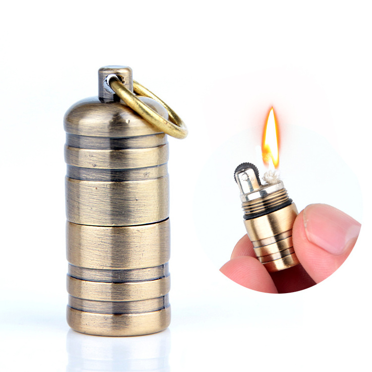 HY-630 oil lighter creative micro wheel ultra small pendant kerosene oil cigarette lighter