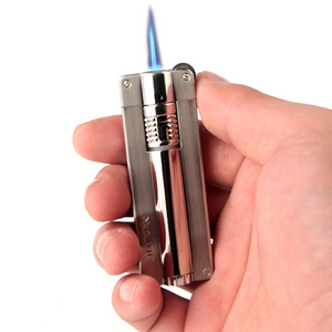 ZB-365 jet lighter torch Metal Butane Jet Flame Punch Cigar Gas Lighters