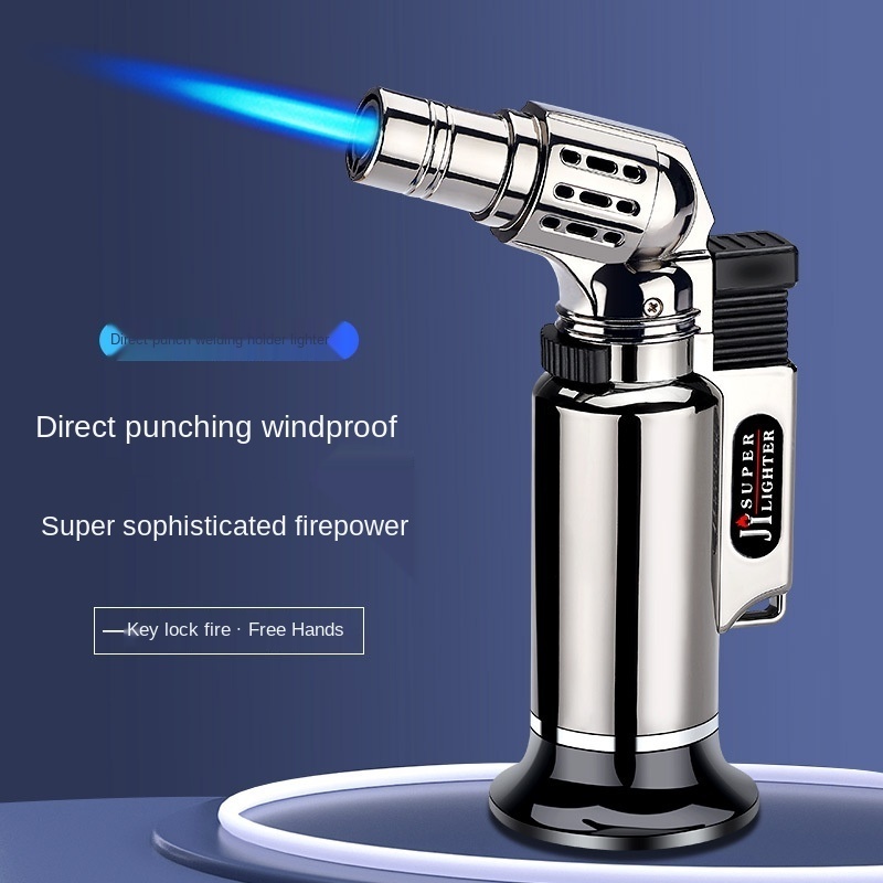 2021 New JL550 Jet Flame Windproof Cigar Lighter  Butane gas blow torch lighter for kitchen BBQ wholesale