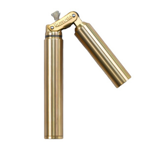 Vintage Trench Lighter, Creative Windproof Brass Lighter, Cool Wheel Kerosene Oil Lighter