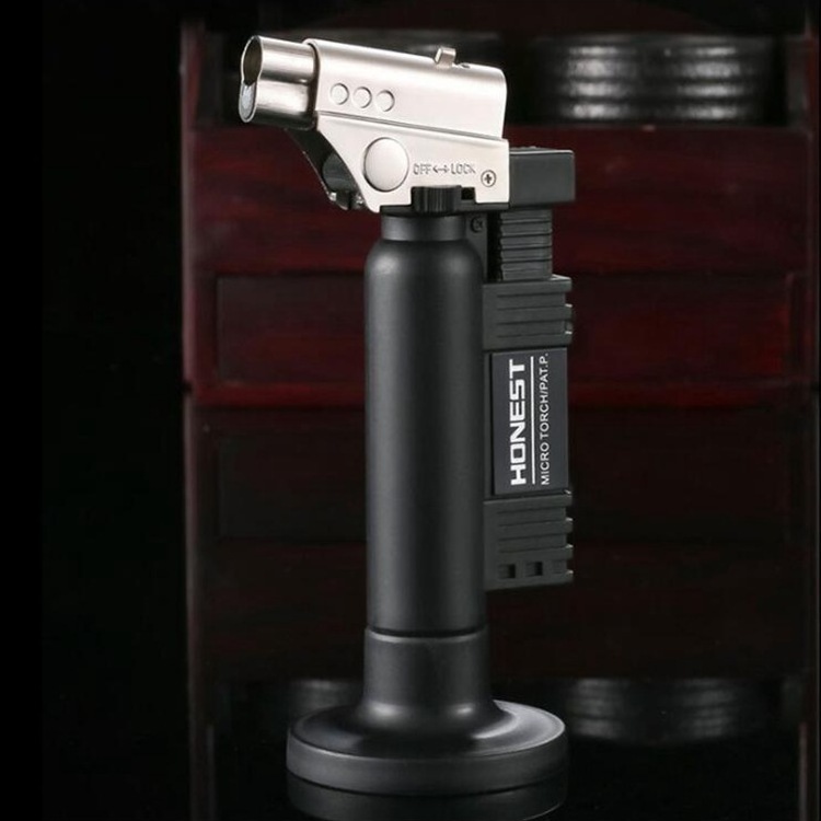 BC-500 High quality Torch lighter refillable Butane Gas Jet Flame with safety lock