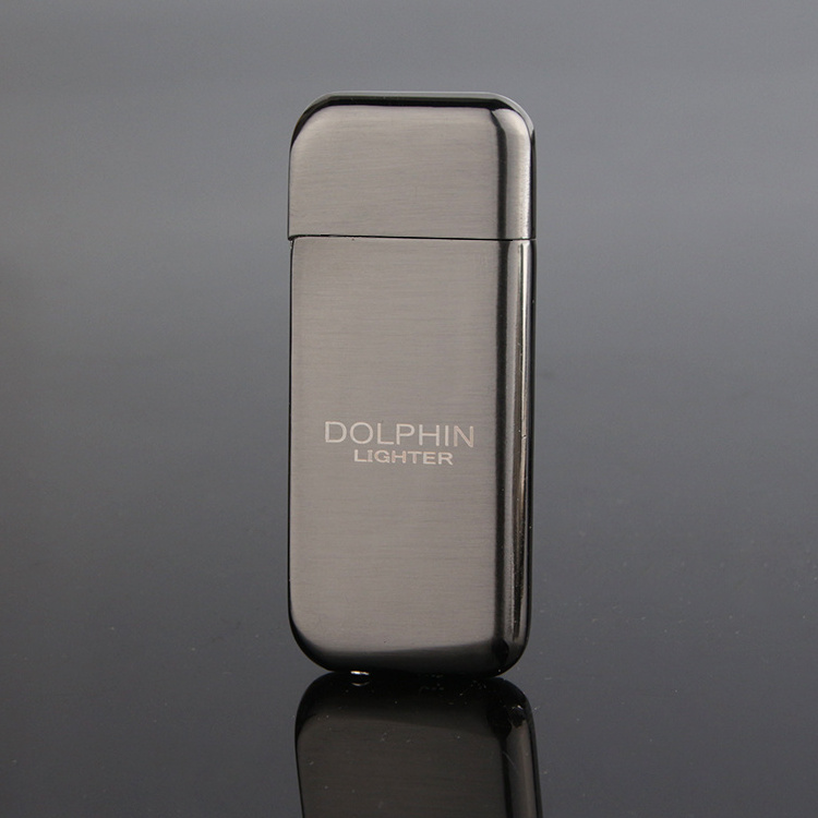 076 Wholesale Custom LOGO Metal lighter Refillable gas cigarette  lighters