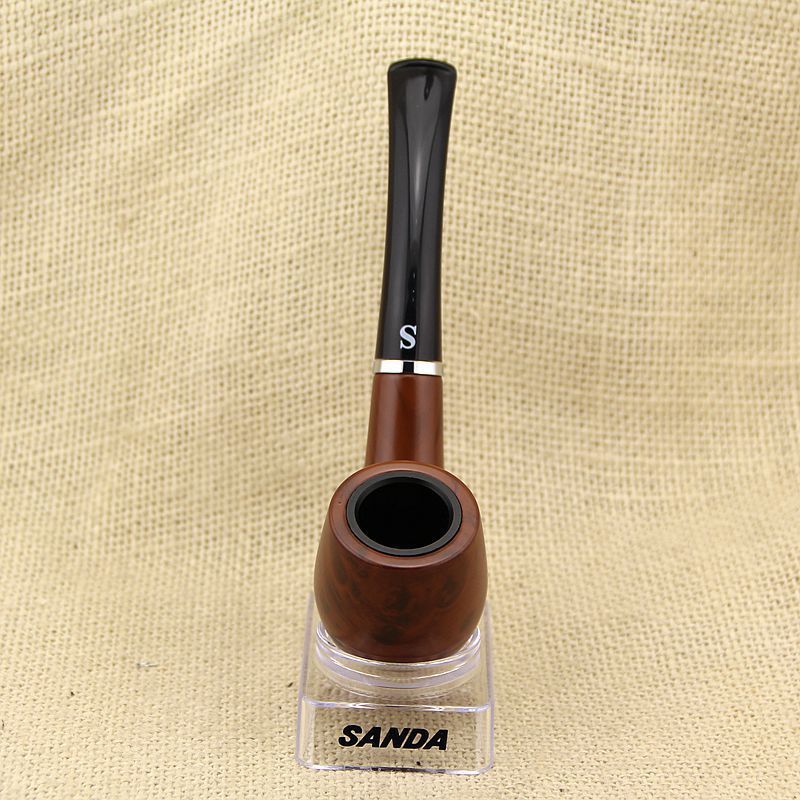 Wholesale Wooden Smoking Pipe Tobacco Cigarettes Cigar Pipes Smoking Accessories with Gift box