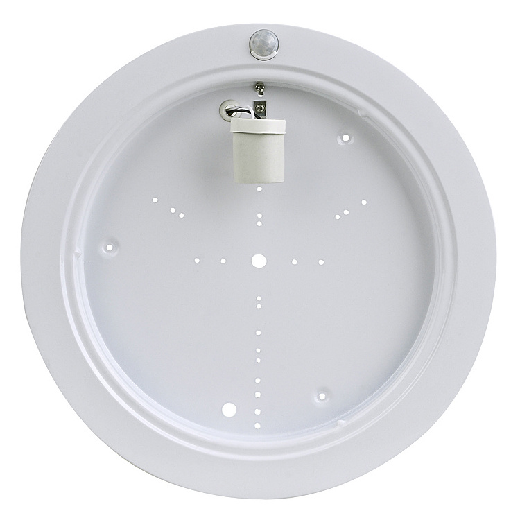 Sensor LED Ceiling Light for Bulbs, E27 PIR Motion Sensing Activated Night Lamp with bulb holder