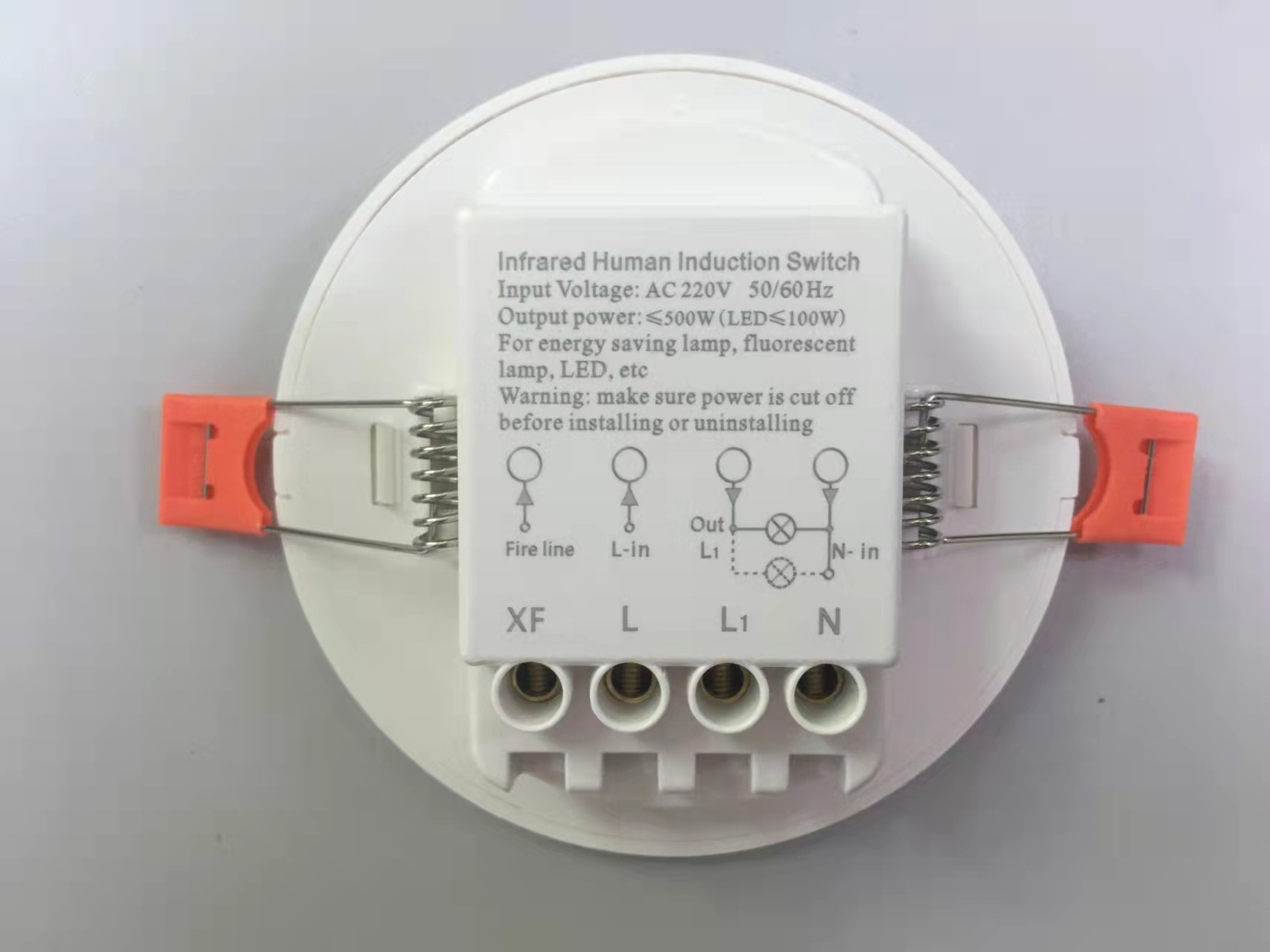 Human sensor Auto ON/OFF PIR Infrared Motion Sensor Switch Mode Detector Light Switch for ceiling