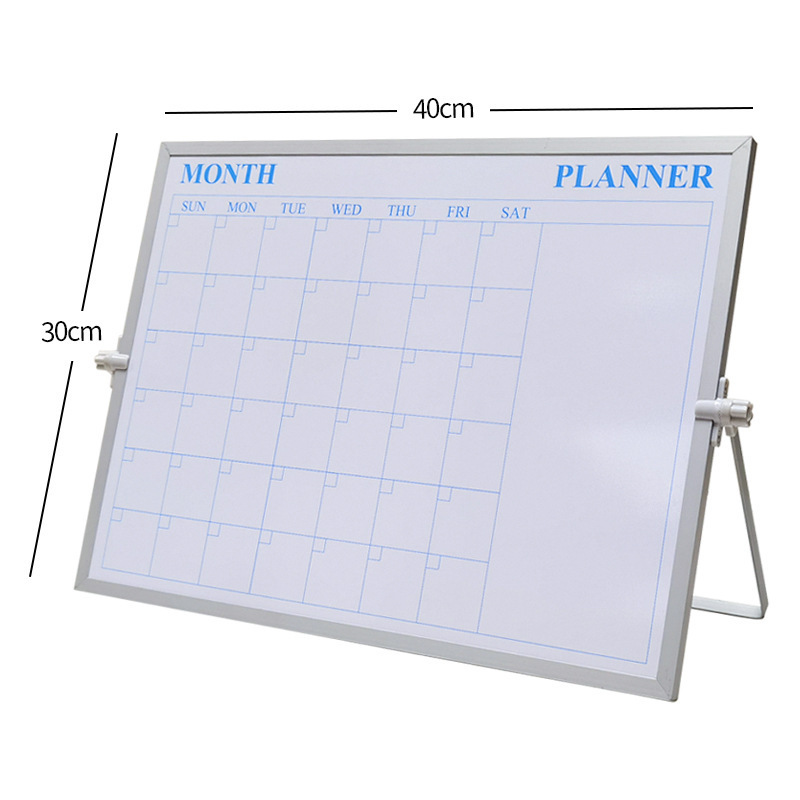 Double-sided Small Folding White Board Magnetic Desktop Whiteboard with Stand