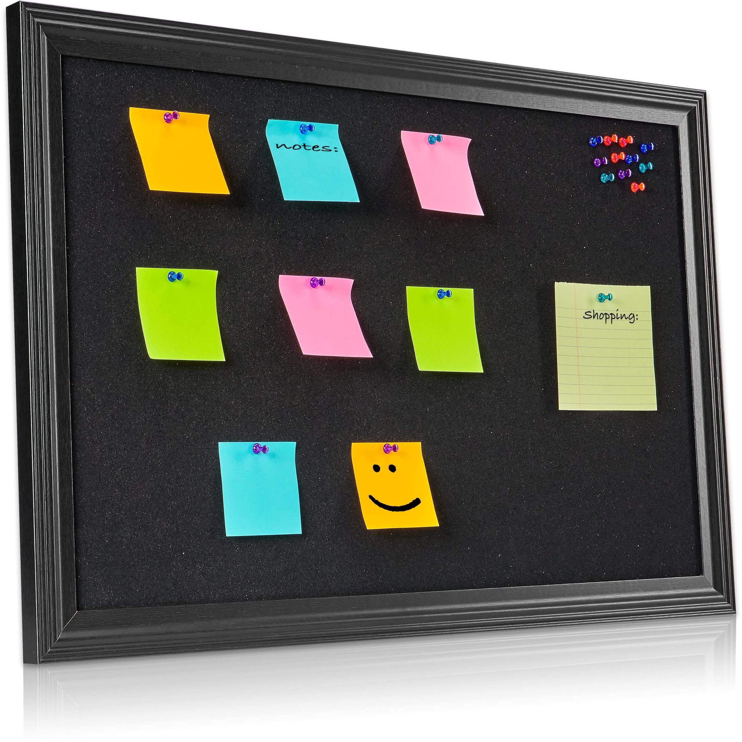 Wholesale Cheap Price Framed Board Pin Board Bulletin Memo Notice Message Cork Board In Wooden Frame