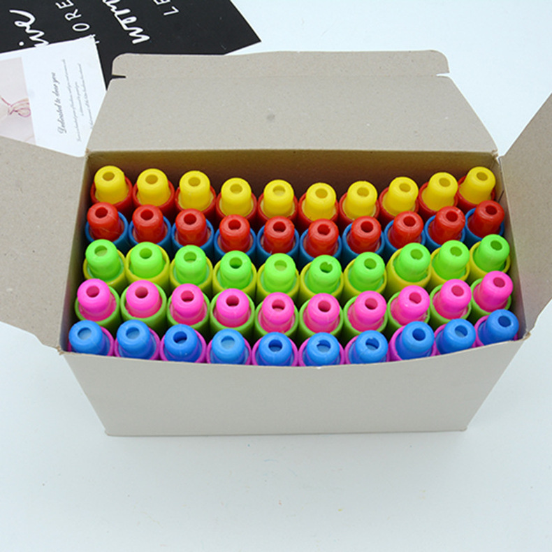 High Quality Colorful  School Teaching Natural  Chalk Case Box Chalk Clip Chalk Holder