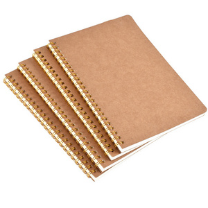 Hot Sale Factory Price A5 B5 Kraft Paper Cover Notebook Coil Diarybook Dot Grid Line Blank